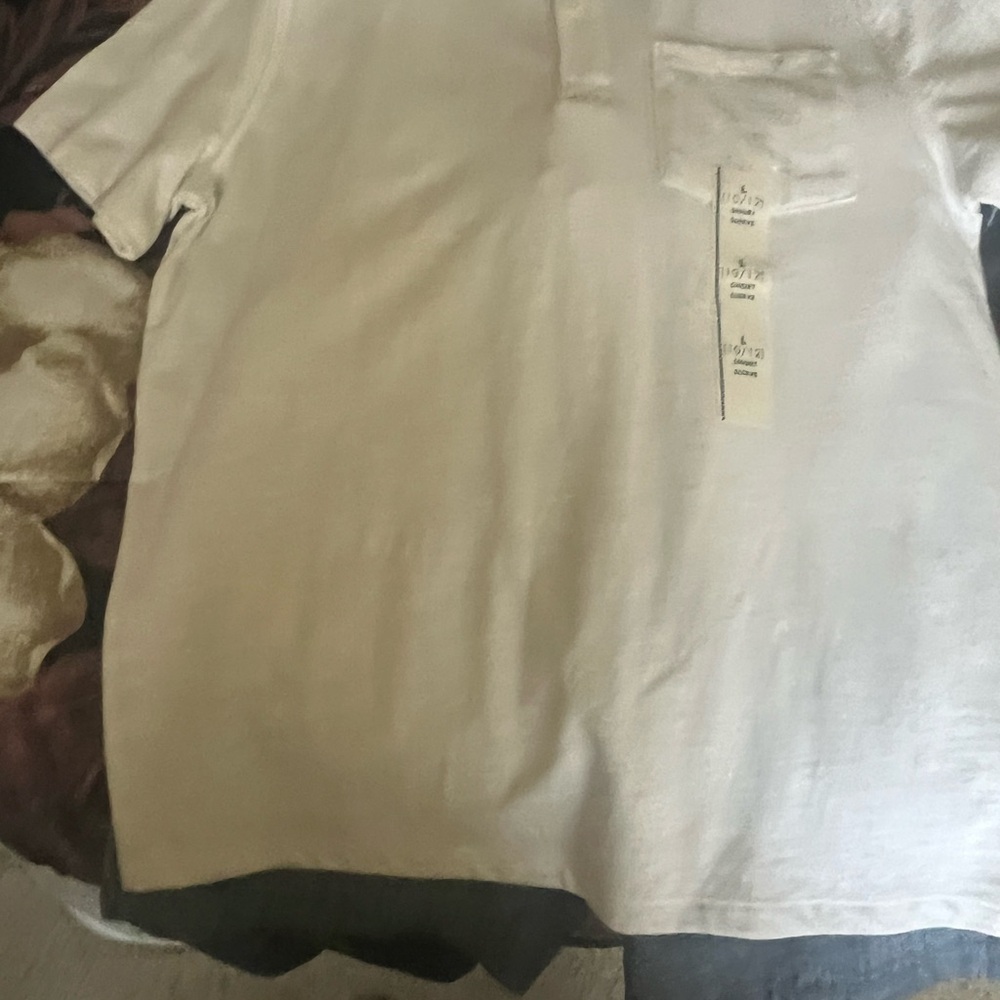Boys white shorts to match.